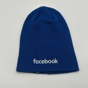 Unisex Blue Facebook Beanie